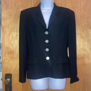 Jones New York Black Jacket Blazer Size 6